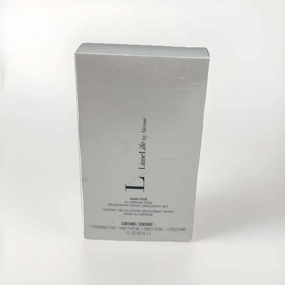 Lime Life By Alcone High Five Aluminum-free‎ Deodorant Discovery Set Spray